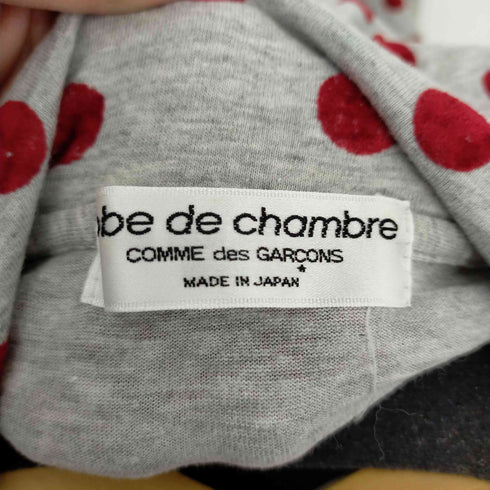 ローブドシャンブルコムデギャルソン robe de chambre COMME des GARCONS AD2002 ドットポロシャツ レディース