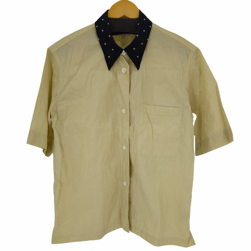 マーガレットハウエル MARGARET HOWELL 19SS ドット襟 コットンシャツ レディース 1