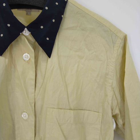 マーガレットハウエル MARGARET HOWELL 19SS ドット襟 コットンシャツ レディース 1