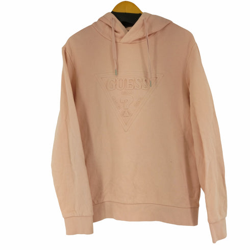 ゲス GUESS フロントエンボスロゴ フーディ レディース import:L