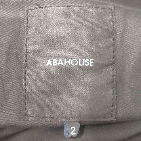 アバハウス ABAHOUSE 山羊革 ゴートレザー 月桂樹ボタン 比翼 レギュラーカラー レザー シャツ メンズ JPN:2