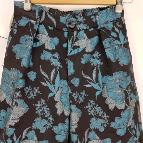 ボンバザール BONBAZAAR ESSENTIAL 花柄 イージーパンツ レディース 38