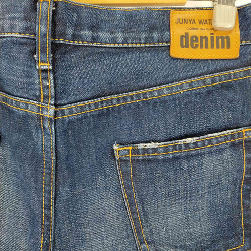 コムデギャルソンジュンヤワタナベデニム COMME des GARCONS JUNYA WATANABE DENIM AD2005 ストレートデニムパンツ レディース JPN:M