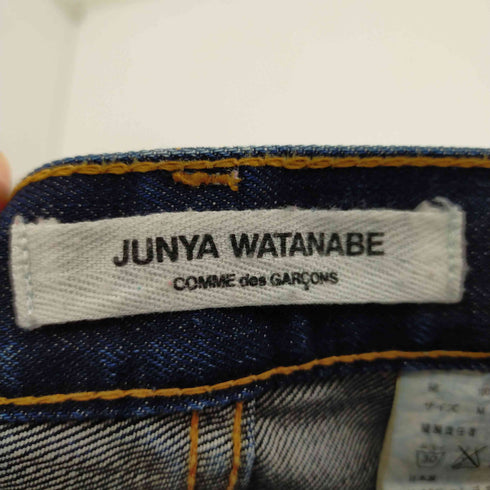 コムデギャルソンジュンヤワタナベデニム COMME des GARCONS JUNYA WATANABE DENIM AD2005 ストレートデニムパンツ レディース JPN:M