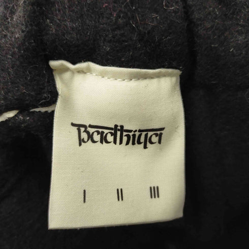 バディ―ヤ Badhiya 1タックウールイージーワイドパンツ メンズ