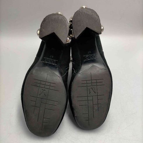 アグ UGG ヒールスタッズ 裏ファー ムートン ブーツ レディース UK:5