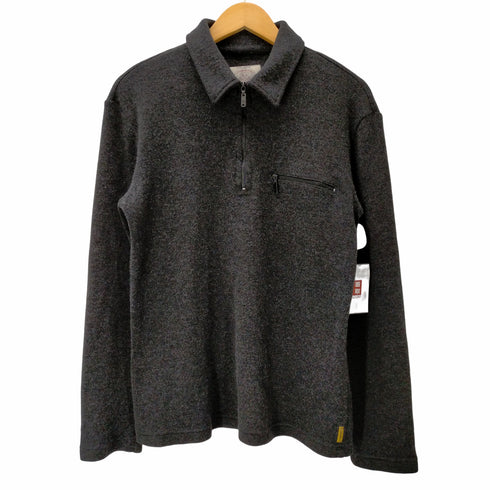 アルマーニジーンズ ARMANI JEANS SIMINT イタリア製 襟付きハーフジップニット プルオーバー ウールニット メンズ