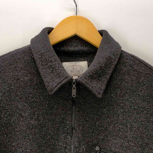 アルマーニジーンズ ARMANI JEANS SIMINT イタリア製 襟付きハーフジップニット プルオーバー ウールニット メンズ
