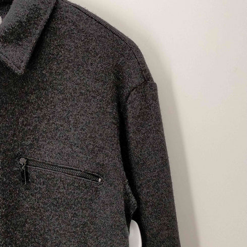 アルマーニジーンズ ARMANI JEANS SIMINT イタリア製 襟付きハーフジップニット プルオーバー ウールニット メンズ