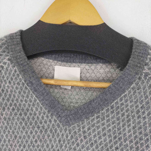 バンドオブアウトサイダーズ BAND OF OUTSIDERS Vネック マルチパターンウールニット メンズ JPN:1