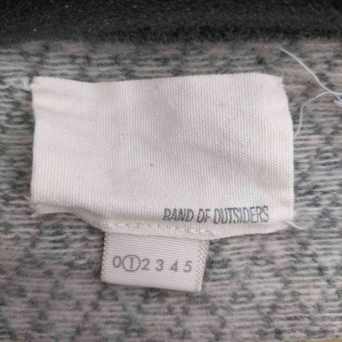 バンドオブアウトサイダーズ BAND OF OUTSIDERS Vネック マルチパターンウールニット メンズ JPN:1
