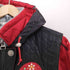 フィラ FILA 90s BIELLA ITALIA SPORT バイカラー フーデット ジップアップジャケット メンズ 155~160
