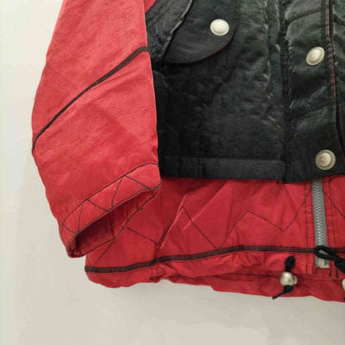 フィラ FILA 90s BIELLA ITALIA SPORT バイカラー フーデット ジップアップジャケット メンズ 155~160