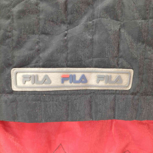 フィラ FILA 90s BIELLA ITALIA SPORT バイカラー フーデット ジップアップジャケット メンズ 155~160