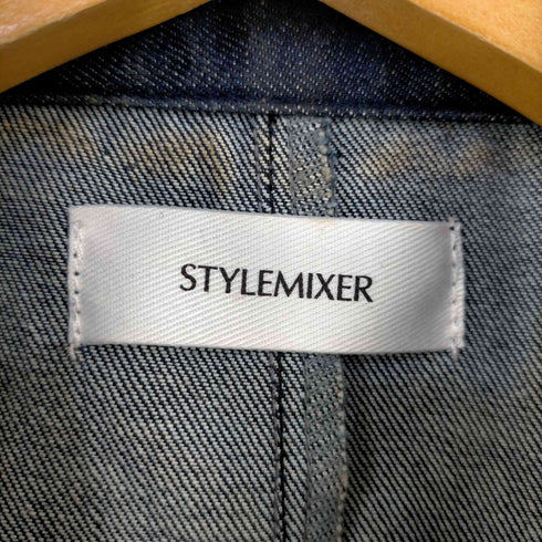 スタイルミキサー STYLEMIXER ウエストシェイプデニムシャツ レディース FREE