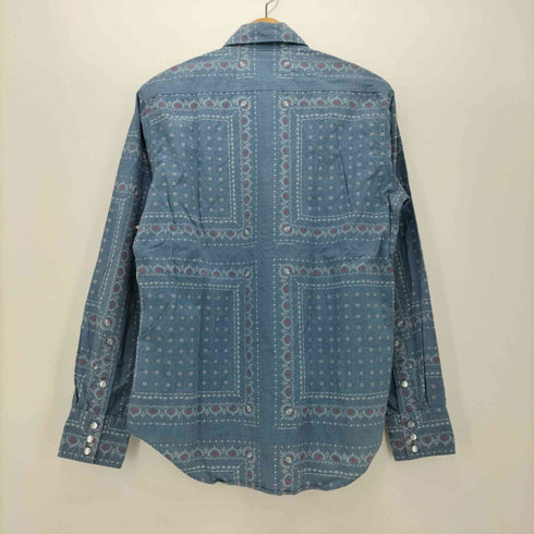 ヒステリックグラマー HYSTERIC GLAMOUR バンダナ柄 ウエスタンシャツ メンズ JPN:L
