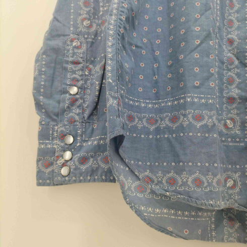 ヒステリックグラマー HYSTERIC GLAMOUR バンダナ柄 ウエスタンシャツ メンズ JPN:L