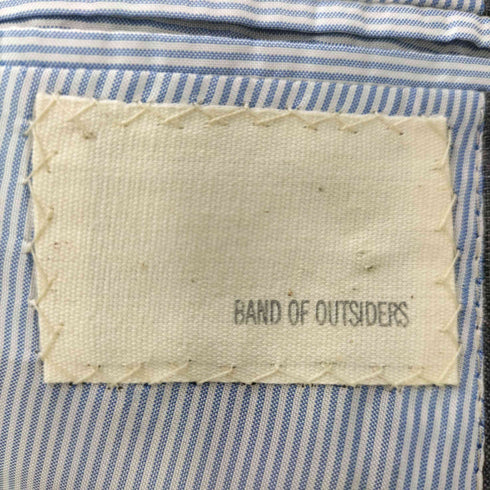 バンドオブアウトサイダーズ BAND OF OUTSIDERS ウール混 ストライプスーツ セットアップ メンズ 上下とも40REG