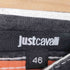ジャストガヴァリ justcavalli ボタンフライ ストライプ ショートパンツ メンズ JPN:46