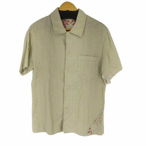 COMFORT リネンコットン 半袖シャツ メンズ JPN:M