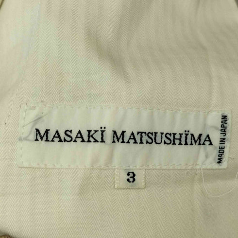 マサキマツシマ MASAKI MATSUSHIMA リネンスラックスパンツ メンズ JPN:3