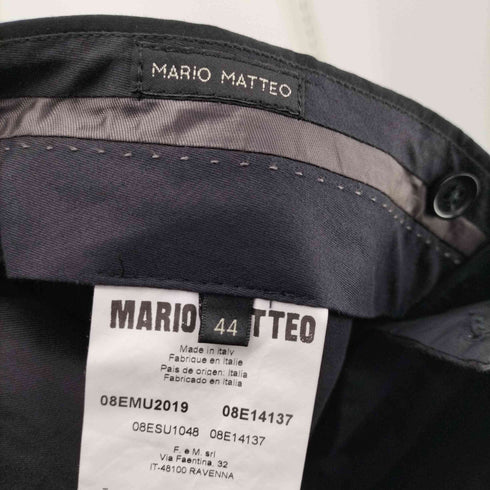 マリオマッテオ MARIO MATTEO イタリア製 コットンナイロン スラックスパンツ メンズ 44