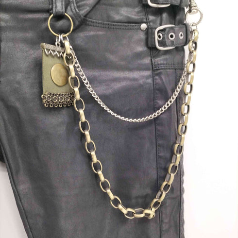 サスアンドバイド sass&bide チェーン付き コーティングパンツ レディース 26