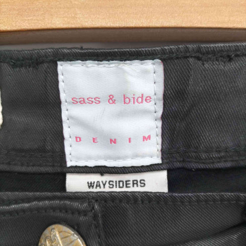 サスアンドバイド sass&bide チェーン付き コーティングパンツ レディース 26