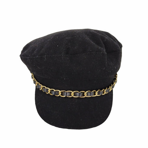 ザラ ZARA NAUTICAL CAP WITH GOLDEN CHAIN レディース JPN:S