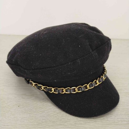 ザラ ZARA NAUTICAL CAP WITH GOLDEN CHAIN レディース JPN:S