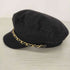 ザラ ZARA NAUTICAL CAP WITH GOLDEN CHAIN レディース JPN:S