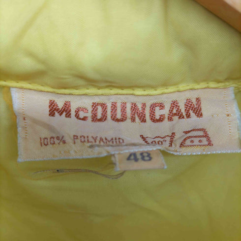 McDuncan ユーロ ヴィンテージ フード付き フルジップ 4ポケット ライン ジャケット メンズ EUR:48