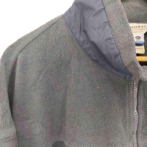 コロンビアスポーツウェア Columbia Sportswear 90S 刺繍 ロゴ フルジップ フリース ジャケット メンズ import:XXL