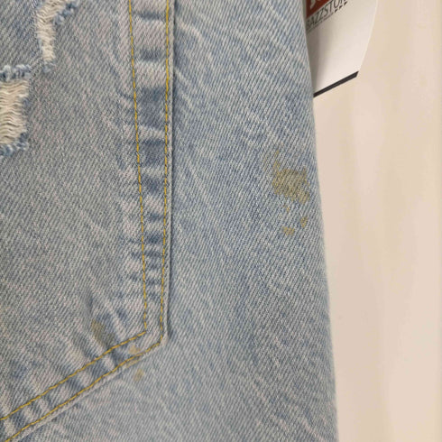 ザラ ZARA RIPPED PATCHWORK JEANS メンズ EUR 42