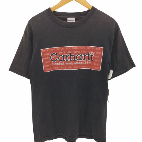カーハート Carhartt 銀タグ クルーネック プリント Tシャツ メンズ import:L