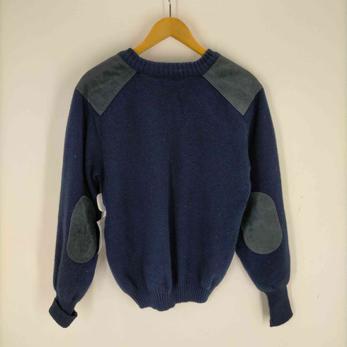 バーバリーズ BURBERRYS old ショルダーパッチ Vネックニット メンズ JPN:S
