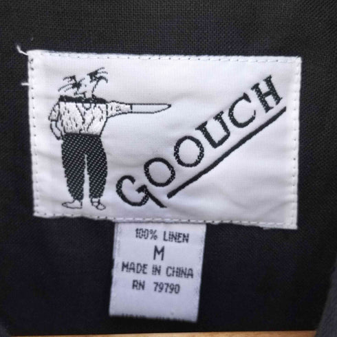 フルギ GOOUCH 刺繍 リネンシャツ メンズ import:M