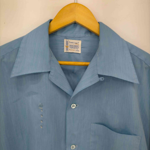 タウンクラフト TOWN CRAFT 60S PENN-PREST 開襟 S/S シャツ メンズ 16 1/2