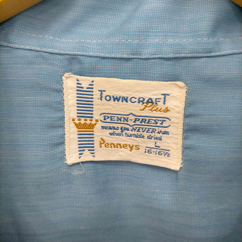 タウンクラフト TOWN CRAFT 60S PENN-PREST 開襟 S/S シャツ メンズ 16 1/2