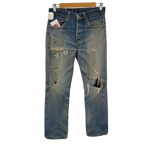リーバイス Levis 95年製 USA製 501 ビッグE 110周年 刻印555 ボタンフライデニムパンツ メンズ W32 L36