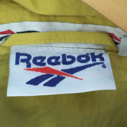 リーボック Reebok 刺繍タグ ハイネック ジップアップポリブルゾン メンズ import:M