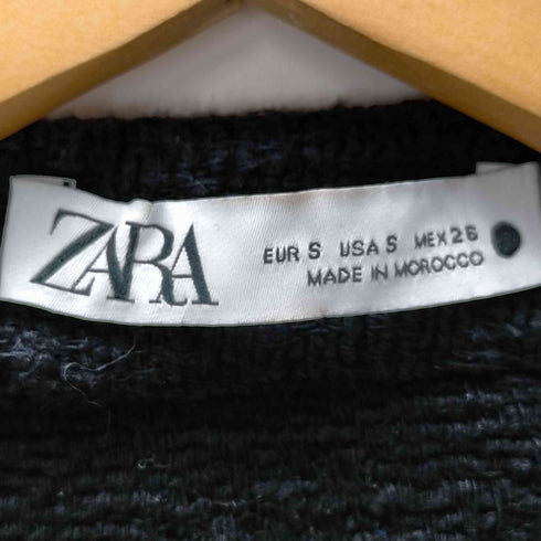 ザラ ZARA 金釦 テクスチャーワンピース レディース JPN:S