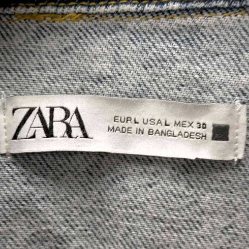 ザラ ZARA ウォシュドデニムジャケット レディース JPN:L