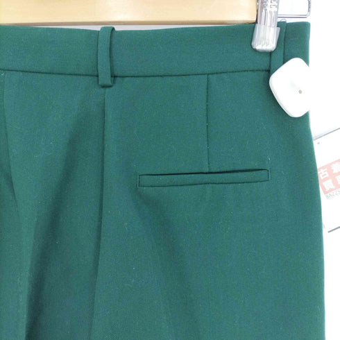 ザラ ZARA ツータック ワイドストレートスラックス レディース S