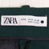 ザラ ZARA ツータック ワイドストレートスラックス レディース S