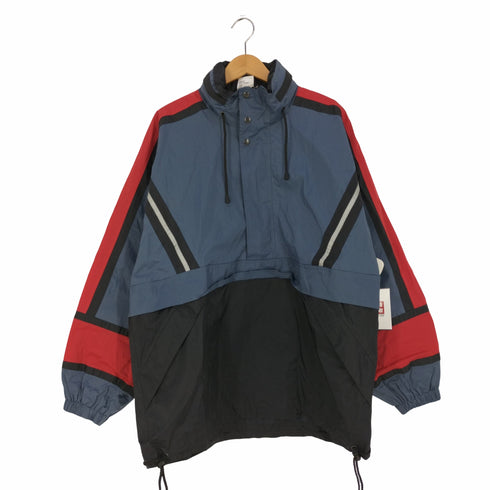 SHAMP ハーフジップ ナイロン アノラックパーカー メンズ import:L