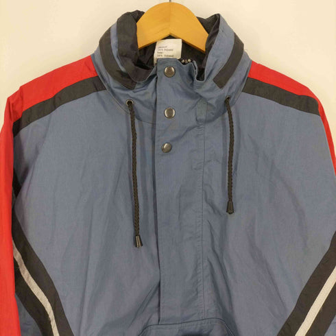 SHAMP ハーフジップ ナイロン アノラックパーカー メンズ import:L