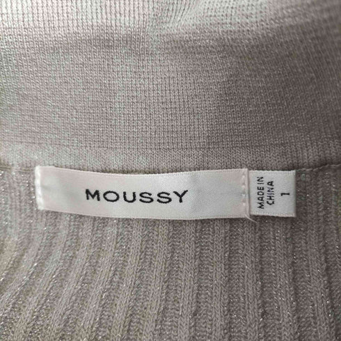 マウジー moussy ZIP UP LS MINI ドレス レディース JPN:1