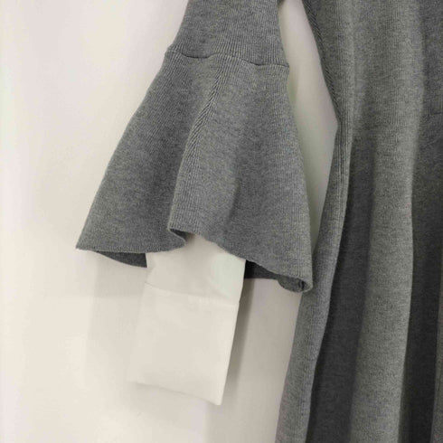 リリーブラウン Lily Brown シャツドッキングニットミニワンピース レディース ONE SIZE