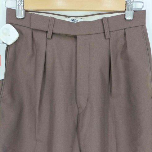 ユニクロユー UNIQLO U ウールブレンドタックパンツ レディース
